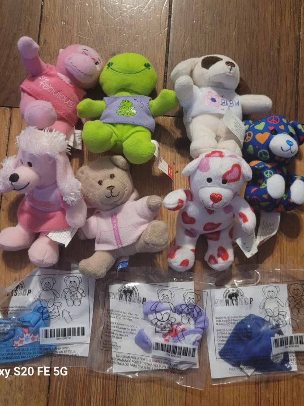 Set of 7 Build a Bear Toys for McDonald's